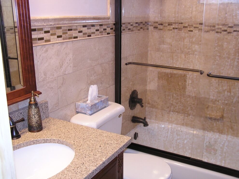 Professional bathroom remodeling project in Hollywood, Florida featuring modern design and luxury fixtures